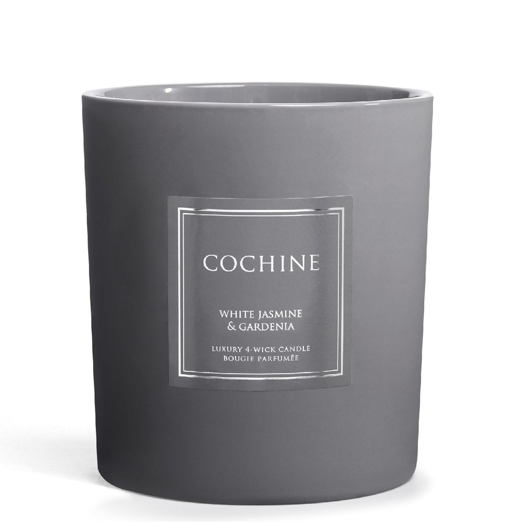 Discover CochineUK's White Jasmine & Gardenia Elegant 4 Wick Candles